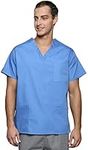 Mirabella Health & Beauty Unisex Lister Hospital Scrub Top Hospital Blue L