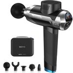 RENPHO Ascend Massage Gun Deep Tissue with 6-12mm Adjustable Amplitude, Percussion Professional Muscle Massage, Handheld Massager with Portable Carry Case for Athletes & Home Use, Color Display