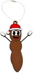 Mr. Poo with Santa Hat Funny Gag Gift Christmas Ornament | Perfect Dirty Santa Gift Holiday Ornament | Made in USA (Mr. Poo)