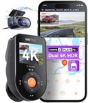 Vantrue S1 Pro Max 4K+4K(2160P+2160P) Dash Cam Front and Rear, Dual Dash Camera with Starvis2 HDR PlatePix Night Vision, 5GHz WiFi, GPS, Optional Lte, Parking Mode, Voice Control, Dashcam Support 1TB