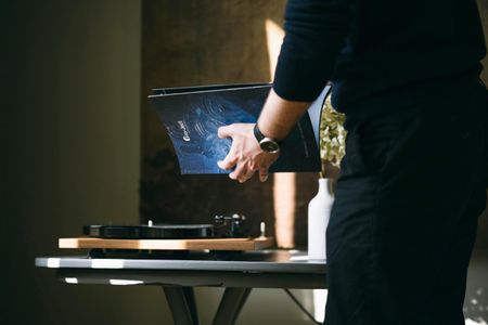 Pro-Ject E1 BT Record Player – Bluetooth Turntable, Walnut Finish