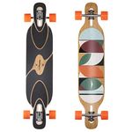 Loaded Boards Dervish Sama Bamboo Longboard Skateboard Complete (80a in Heat, Flex 2)