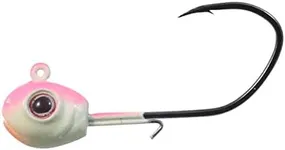 Northland Fishing Tackle Elite Series MVP Jig with Premium Hook for Walleye, Bass, and Trout, Pink, 1/2 Oz