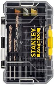 Stanley Fatmax 14-Piece Masonry Metal and Wood Drill Bit Set