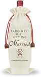 Raisingwell Wedding Wine Bag, Engag