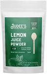 Judee's Lemon Juice Powder - 1 lb - Delicious and 100% Gluten-Free - Great for Smoothies, Shakes, Mixed Drinks, Fruit Tarts, and Glazes - Fresh Lemon Flavor