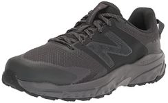 New Balance Men's Fresh Foam 510 V6 Trail Running Shoe, Black/Grey Matter/Magnet, 8.5 UK Wide