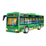 DEOXY Bus Double Decker Bus Toys for Kids Diecast Metal Bus Alloy London Bus Light & Music Open Door Collection Bus Toys for Boy Kids (Green Bus)