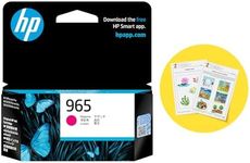 HP 965 Genuine Original High Yield Magenta Ink Printer Cartridge works with HP OfficeJet Pro 9010 All-in-One Printer series, HP OfficeJet Pro 9020 All-in-One Printer series - (3JA78AA)