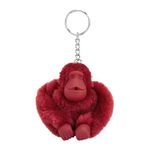 Kipling MONKEYCLIP M, Medium monkey keyhanger, 4.5 x 80 x 38 cm, Funky Red (RED)