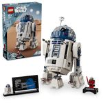 LEGO Star Wars R2-D2 Model Set, Buildable Toy Droid Figure for 10 Plus Year Old Boys & Girls, with Darth Malek Minifigure and Decoration Plaque, Father's Day Treat, Memorabilia Gift 75379