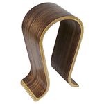 Linkidea Stand for Wooden Omega Headphones Stand/Headset Holder/Desk Display Hanger, Fit Audio-Technica, Bose, AKG, Sennheiser, Beats Studio Solo and Many Earphones