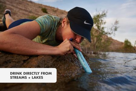 LifeStraw Personal Water Filter – Portable Blue Survival Filter