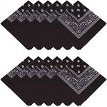 MissShorthair Bandanas Face Scarf for Men & Women - Bandana Headband Handkerchiefs Scarf for Dust, Sports, Outdoor