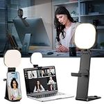 Yarrashop LED Streaming Light Video Conference Light, Webcam Light for Computer Zoom Meeting Call, Portable Laptop Light with Stand for Video Calls/Video Recording CRI≥90