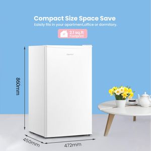 COMFEE Under Counter Fridge 93L – Compact Refrigerator