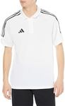 Adidas MMK65 Men's Soccer Tiro 23 League Polo Shirt, White (HS3580), M