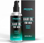 Viking Revolution - Hair Oil - Hydrating Argan Oil Hair - Mens Hair Oil with Sunflower Seed Oil, Vitamin E Oil & Argan Oil - Hair Serum for Deep Hydration, Repair, Shine, Strenghten Your Hair - 100 ml