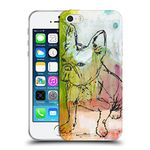 Head Case Designs Officially Licensed Wyanne French Bulldog Sketch Animals Soft Gel Case Compatible With Apple iPhone 5 / iPhone 5s / iPhone SE 2016