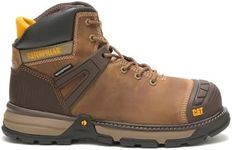 Caterpillar Excavator Superlite Waterproof Soft Toe Work Boot Men Dark Beige