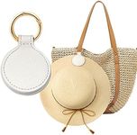 Niveaya Magnetic Hat Clip for Travel on Bag - Magnet Storage Hook, Vacation Traveling Essentials Accessory White