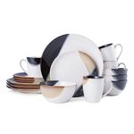 Gourmet Basics by Mikasa Caden 16-Piece Dinnerware Set, Service for 4