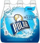 Polar 100% Natural Calorie-Free Seltzer Water, 500ml (16.9oz) Bottles (Original, Pack of 12)