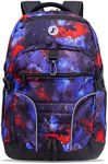 J World New York Atom Multi-Compartment Laptop Backpack, GALAXY, One Size