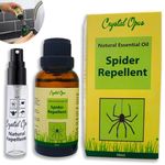 Makes 10+ litres of Spider Repellent Spray. Tried & Tested Concentrated Blend of 12 Essential Oils That Deter Spiders. Natural, Humane, Economical, Effective & Safe Deterrent. Home, Garden & Holiday.