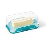 Starfrit LocknLock Plastic Butter Container - Removable Tray with Measurements - 25oz/750ml - Airtight - 4-Sided Locking Lid