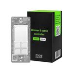 Zooz 800 Series Z-Wave Long Range Dimmer & Scene Controller ZEN35 800LR, White | Z-Wave Hub Required