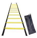 Victory India Best Plastic Speed Ladder (7 Rungs) -3.8 Meter for Training,Exercise, Gym and Any Sports Activity (Yellow)