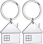 Opopark 2 Pieces Home Keychain, Hou