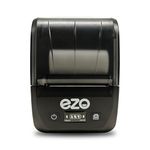 ezo 58MM (2 Inch) USB & Bluetooth Thermal Receipt Mobile Printer with 1 Year Software (Billing Machine with 5 Billing Roll, Charger & USB Wire) Monochrome Output, Suitable for Restaurant