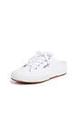 Superga Women's 2402 Mule, White, 7.5