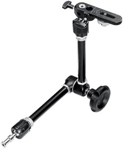 Manfrotto Arm Variable Friction with Camera Bracket 53cm 3kg Payload Lightweight Professional, Black (244)