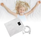 Grounding Bed Sheets，5% Silver Fibre of Cotton Grounding Sheet,Improves Sleep,Reduces Stress and Inflammation, Enhances Energy,Grounding Mat for Bed with Grounding Wire 15FT,35x90IN
