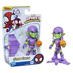 SPIDEY AND HIS AMAZING FRIENDS Marvel Green Goblin Hero Figure, 10-cm-scale Action Figure and Accessory, for Children Aged 3 and Up