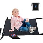 SWISHGear Airplane Footrest for kids, Toddler Plane Travel Bed, Kids Airplane Seat Extender, Baby and Toddler Changing Pad, Portable Travel Hammock for Flights, Kids Bed Airplane Seat Extender, Leg Rest for Kids to Lie Down on Plane, Compact, Foldable ...