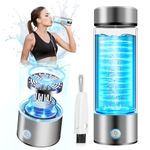 LOZLTX Upgrade Hydrogen Water Bottle UK【Double Hydrogen Content】【FDA Authoritative Certification - 3000PPB】Hydrogen water Machine with TOP SPE PEM Technique, Improve Water in 3 Min