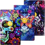 SUGLAU Cigarette Case 85mm King Size Push to Open Holds 20 Capacity 3 Pack (Blue+Red+Purple)