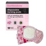 Bamboobies Disposable Nursing Pads for Breastfeeding, Breast Pads for Sensitive Skin, 60 count