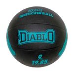 DIABLO 9KG Rubber Medicine Ball with Bounce Effect (9KG, Light Blue)