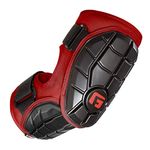 Elite Batter's Elbow Guard, Red, Adult L/XL