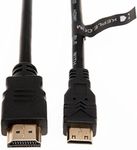 Mini HDMI cable High Speed Mini HDMI to HDMI Lead Compatible with Canon/Nikon/Panasonic/Olympus/Sony/ARCHOS/Lenovo/Kodak/Sony TV Camera Tablet Computer (3m/10ft)