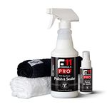 TopCoat F11PRO Starter Kit - The Most Advanced Water-Based Ceramic Coating for Cars, Motorcycles, and More - Includes 16 oz F11PRO Spray Bottle, 2 oz Travel Bottle, and 2 Microfiber Towels