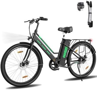ELEKGO Vélo Électrique 26" - Assisté Par Pédale, Batterie 8.4Ah, 250W, Écran LCD, E-Bike Ville Pour Adulte, Autonomie 35-70KM