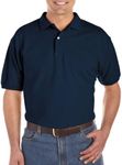 HARBOR BAY by DXL Men's Big and Tall Piqué Polo Shirt Navy 1XL