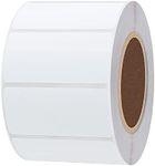 Hybsk 2x1 Inch White Direct Thermal Labels for UPC Barcodes Address Compatible with Roll Label Printer Zebra Desktop Printers, 1 Roll