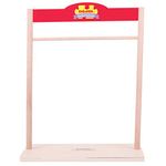 Bigjigs Toys Dolls Fashion Stand - Wooden Doll Clothes Rack, Mini Clothing Hanger, Inspires Imaginative Play, Gifts For Toddlers & Kids, Age 2 Year Olds +